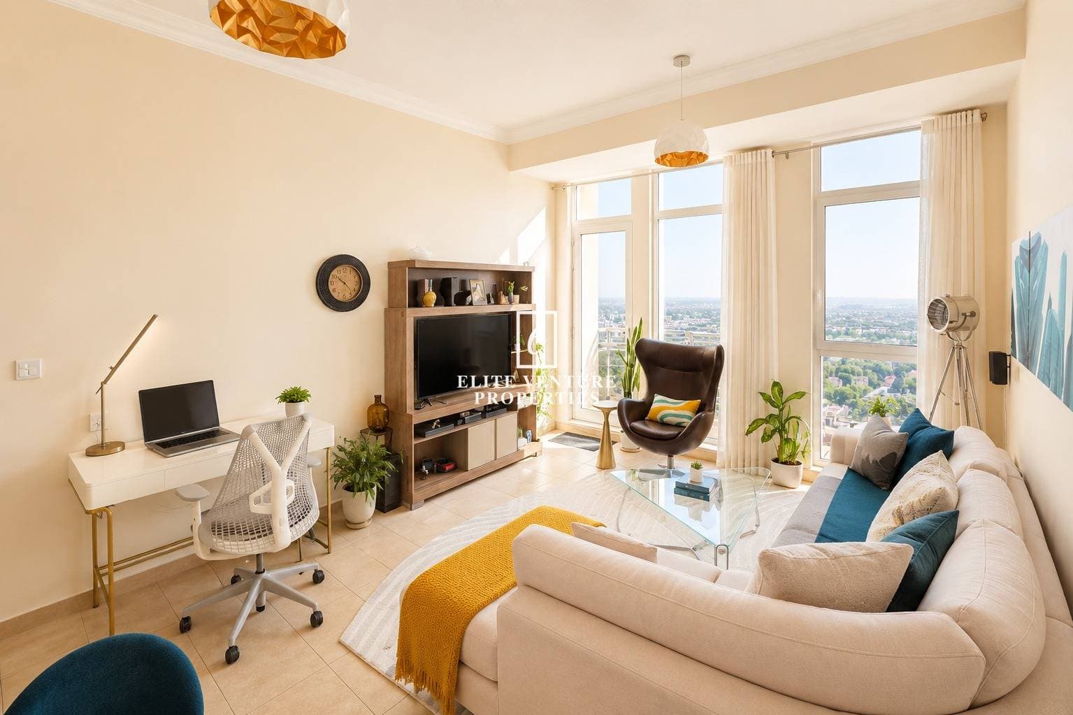 1 Bed Apartment | Vacant on Transfer | Fully Furnished | High Floor in Venetian, Dubai 2