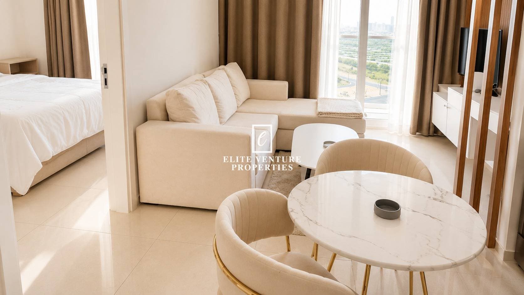 1 Bed Apartment | Fully Furnished | Lagoon View | High Floor in Golf Vita A, Dubai 3