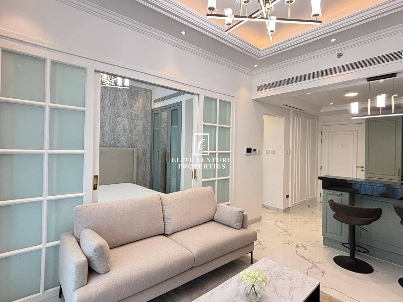 1 Bed Apartment | Spacious | Fully Furnished | Pool View in Vincitore Benessere, Dubai 3