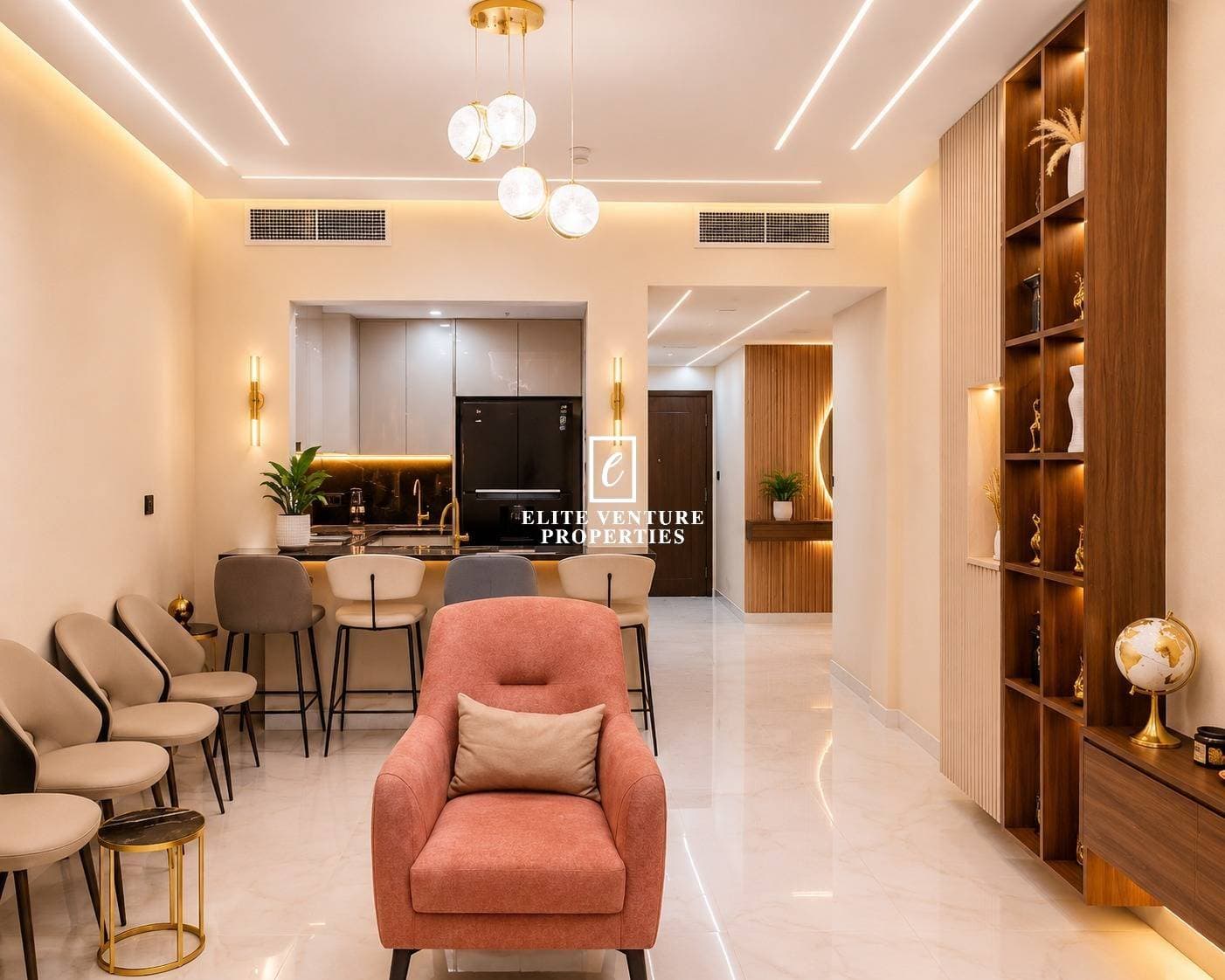 1 Bed Apartment | Spacious Layout | Fully Furnished | Luxury Living in Uniestate Supreme Residence, Dubai 2