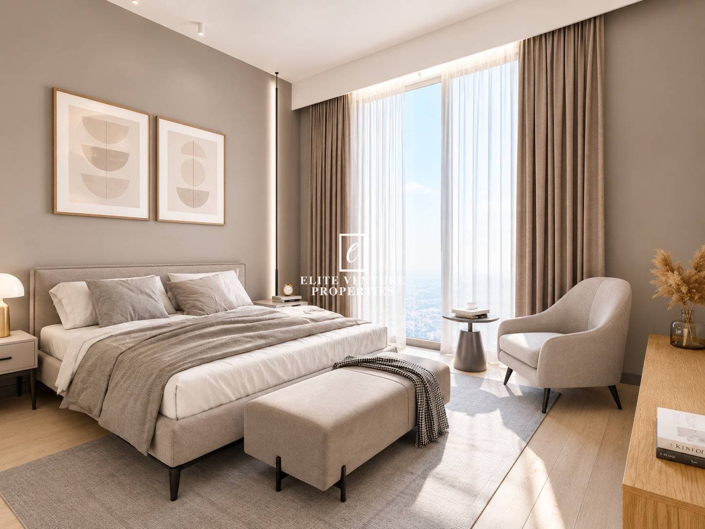 1 Bed Apartment | High Floor | Fully Furnished | Premium Quality in Marquis Elegance, Dubai 2